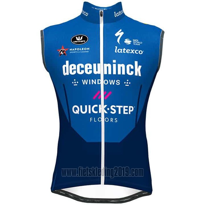 2021 Windvest Deceuninck Quick Step Blauw